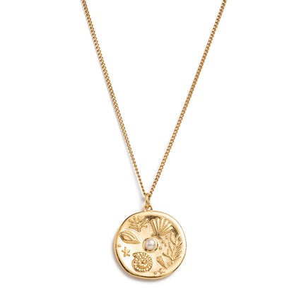 Ocean - Yves Gold Necklace