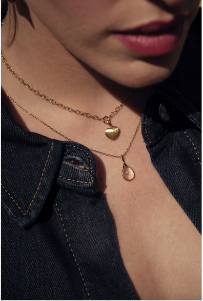 Mini Couer - Yves 18ct Gold Pendant